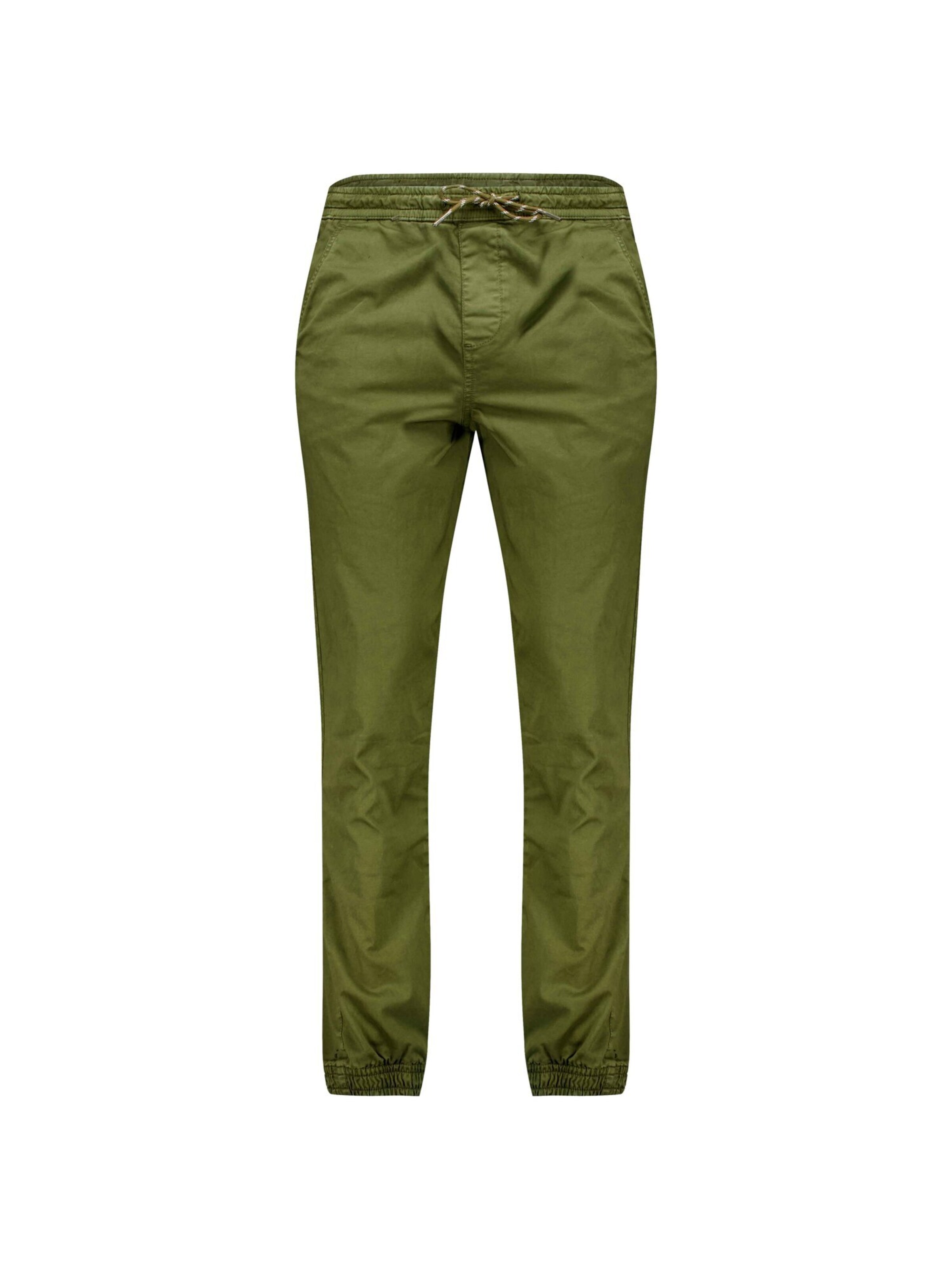 Regular Pantalon 'JEMMY' Deeluxe en vert : devant