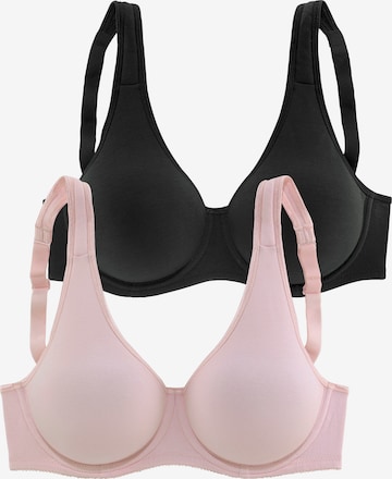 PETITE FLEUR T-shirt Bra in Pink: front