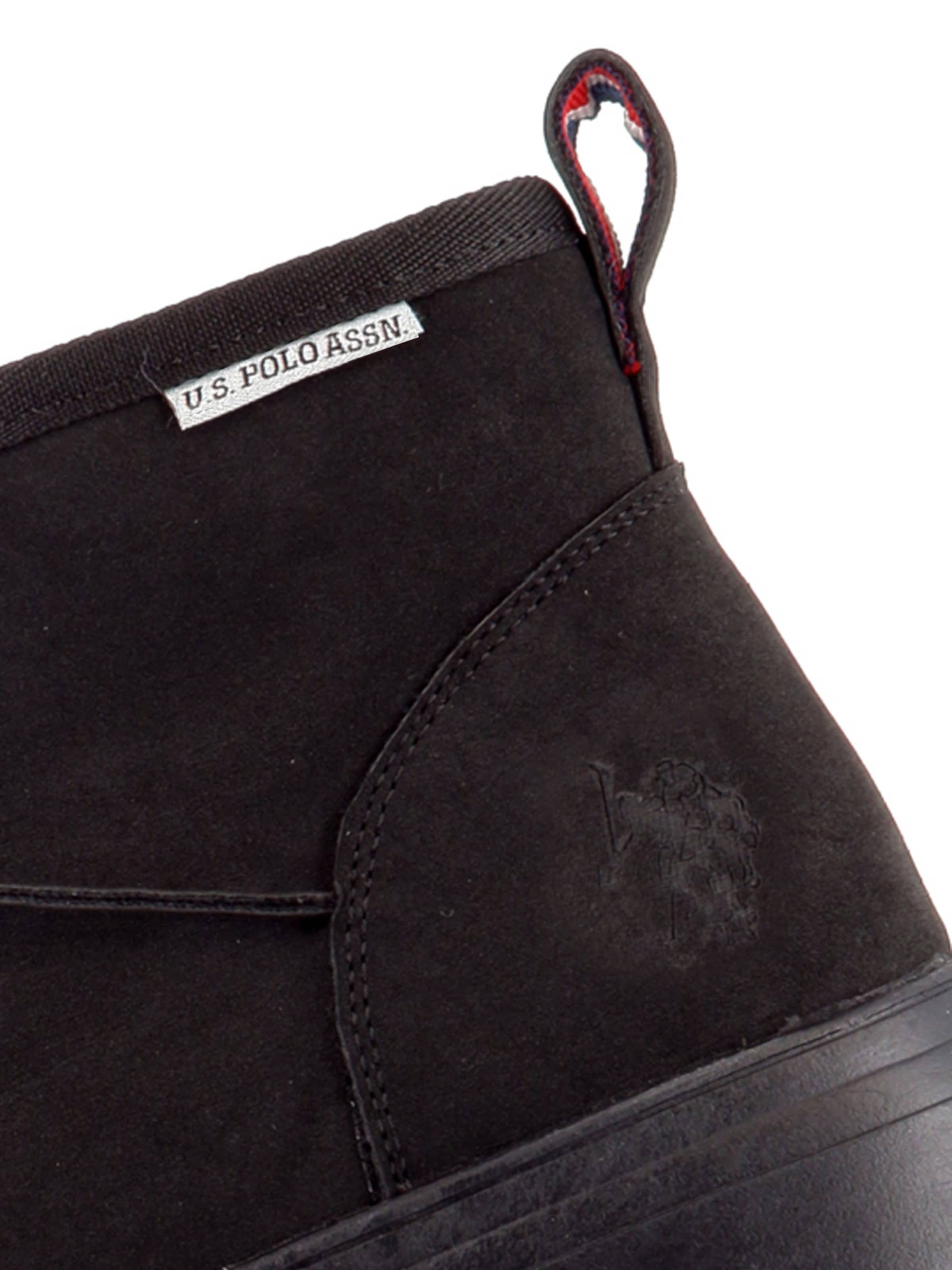 US POLO ASSN. Boots 'Icy' in Black: side