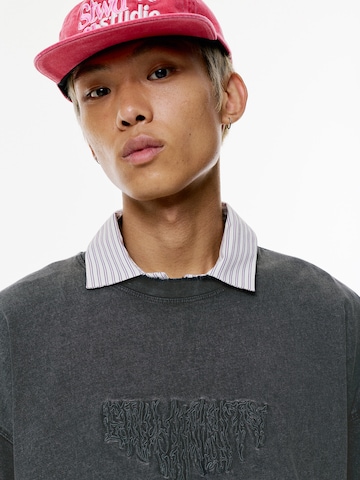 Pull&Bear Shirt 'STWD' in Black