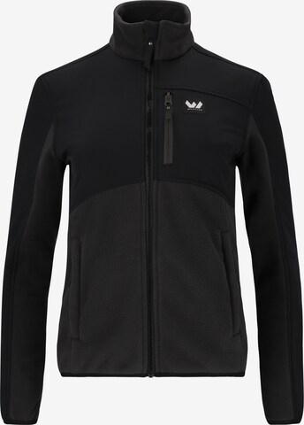 Whistler Athletic Fleece Jacket 'Evo' in Grey: front