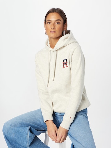 Sweat-shirt TOMMY HILFIGER en gris : devant