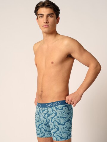 Boxer di Skiny in blu: frontale