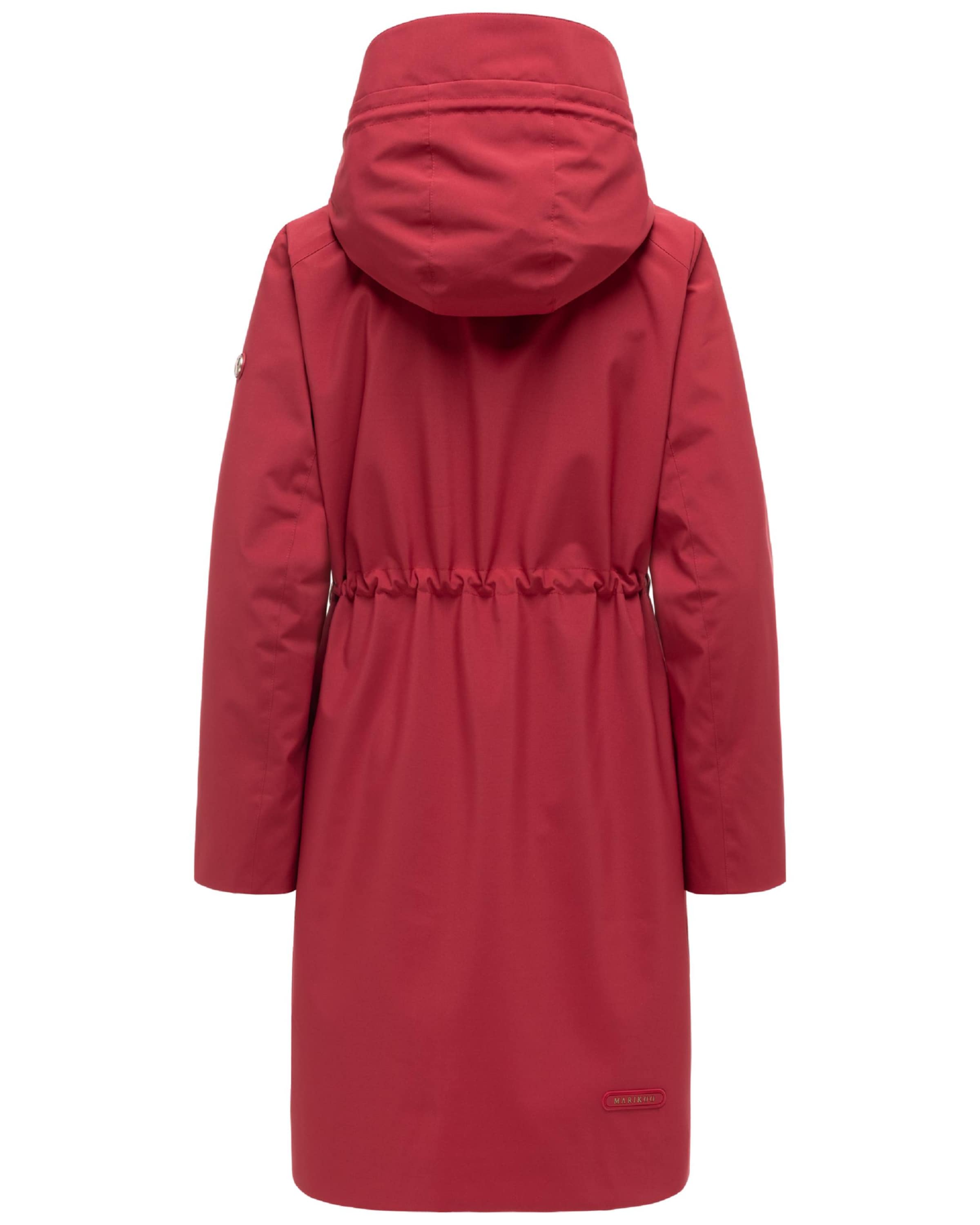 Parka mi-saison 'Zilandaa 16' MARIKOO en rouge