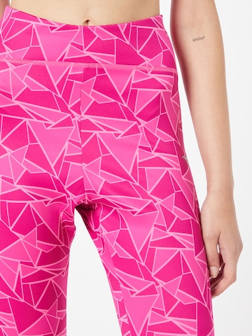MIZUNO Skinny Sporthose in Pink