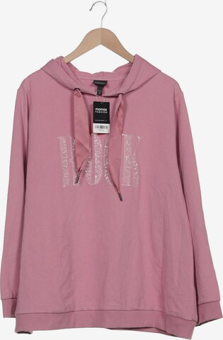 Ulla Popken Sweatshirt & Zip-Up Hoodie in 5XL in Pink: front