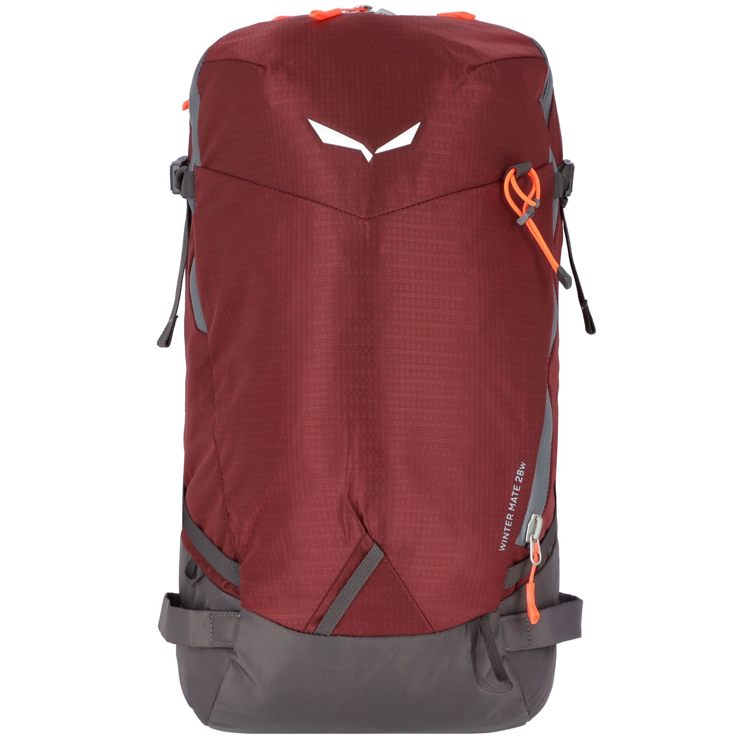Zaino sportivo 'Winter Mate' di SALEWA in rosso: frontale