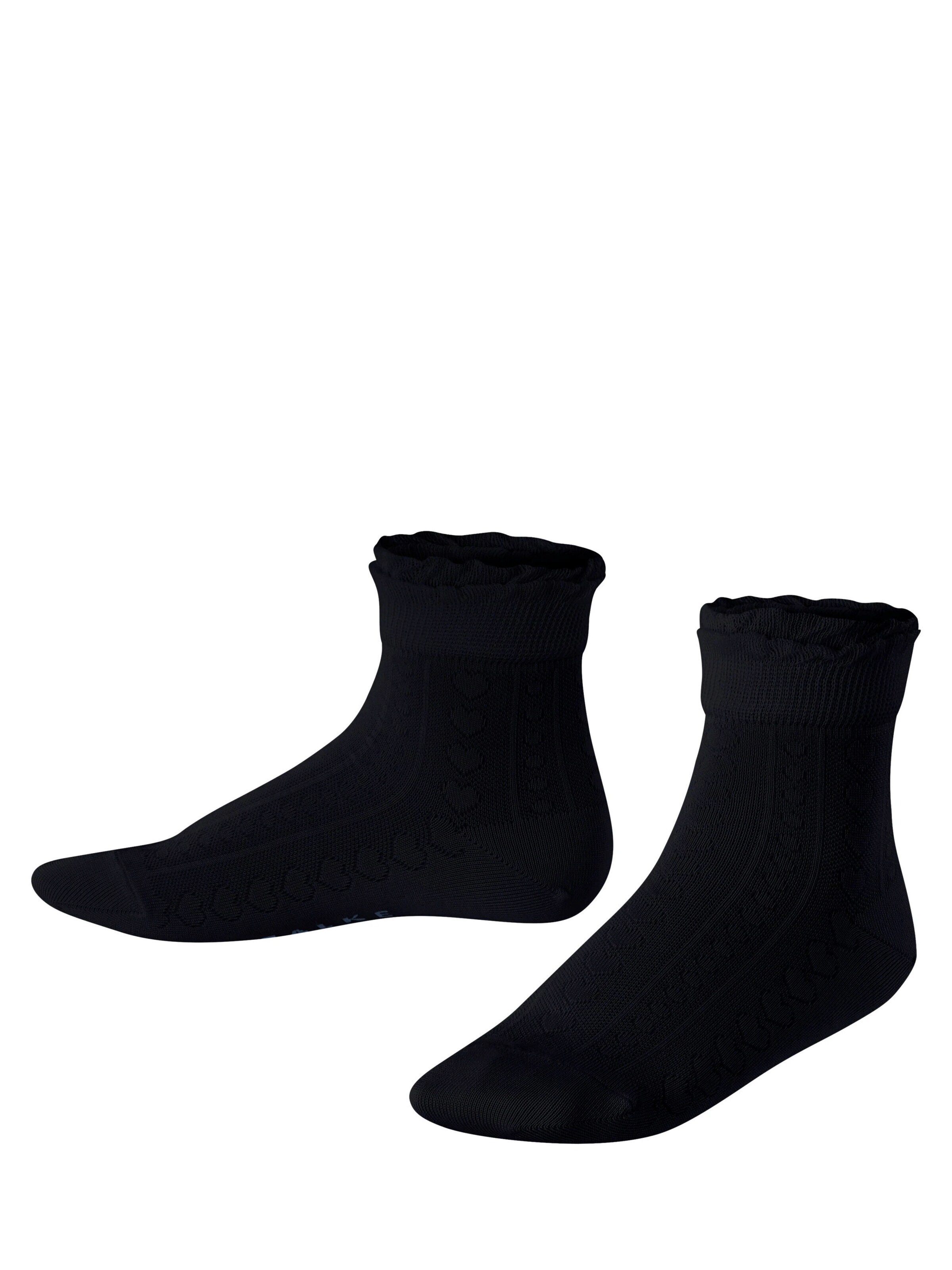 FALKE Socks 'Romantic Net' in Blue: front