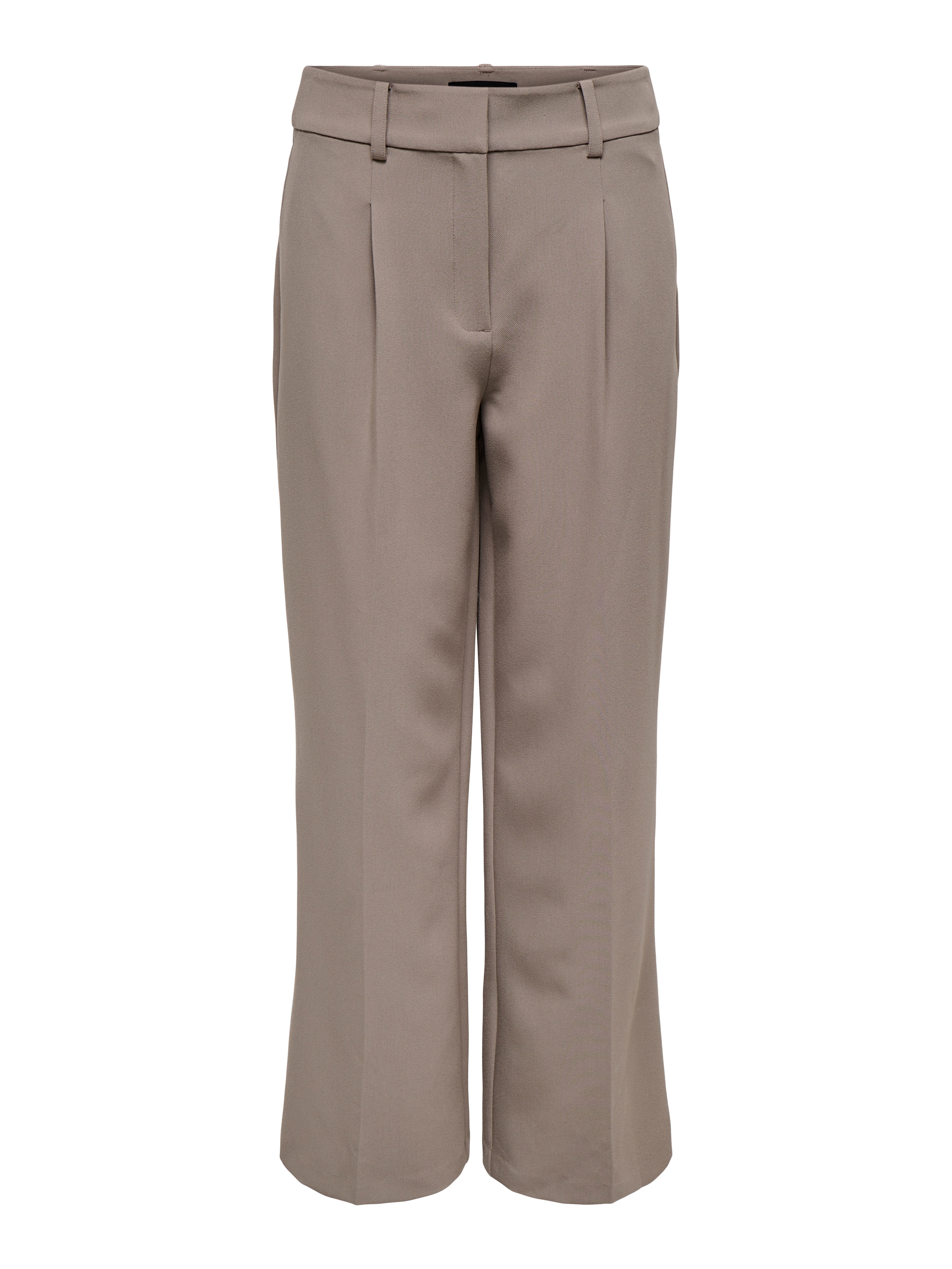 JDY Trousers with creases in Brown: front