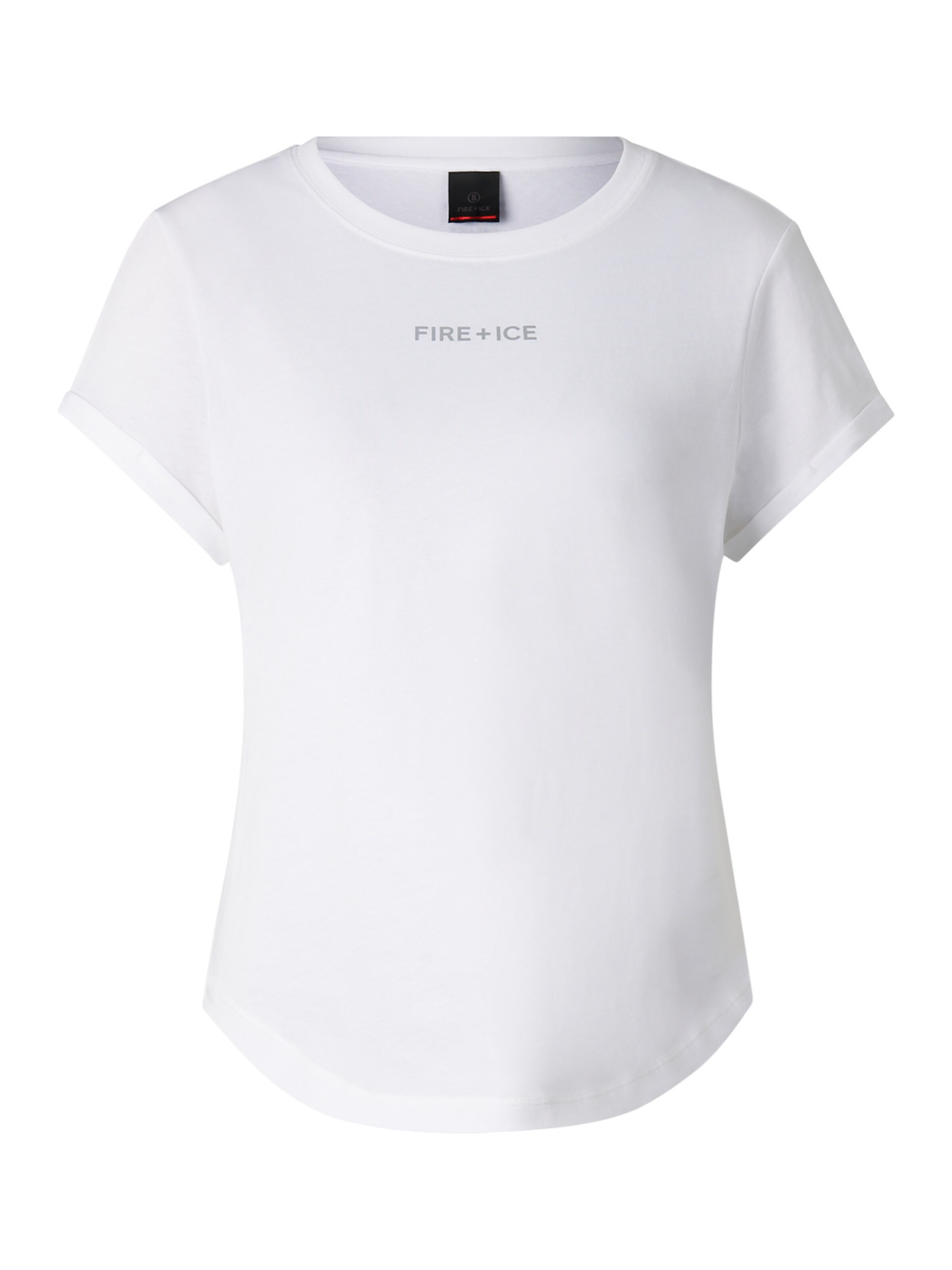 Bogner Fire + Ice T-Shirt 'Debra' in silbergrau / weiß, Produktansicht
