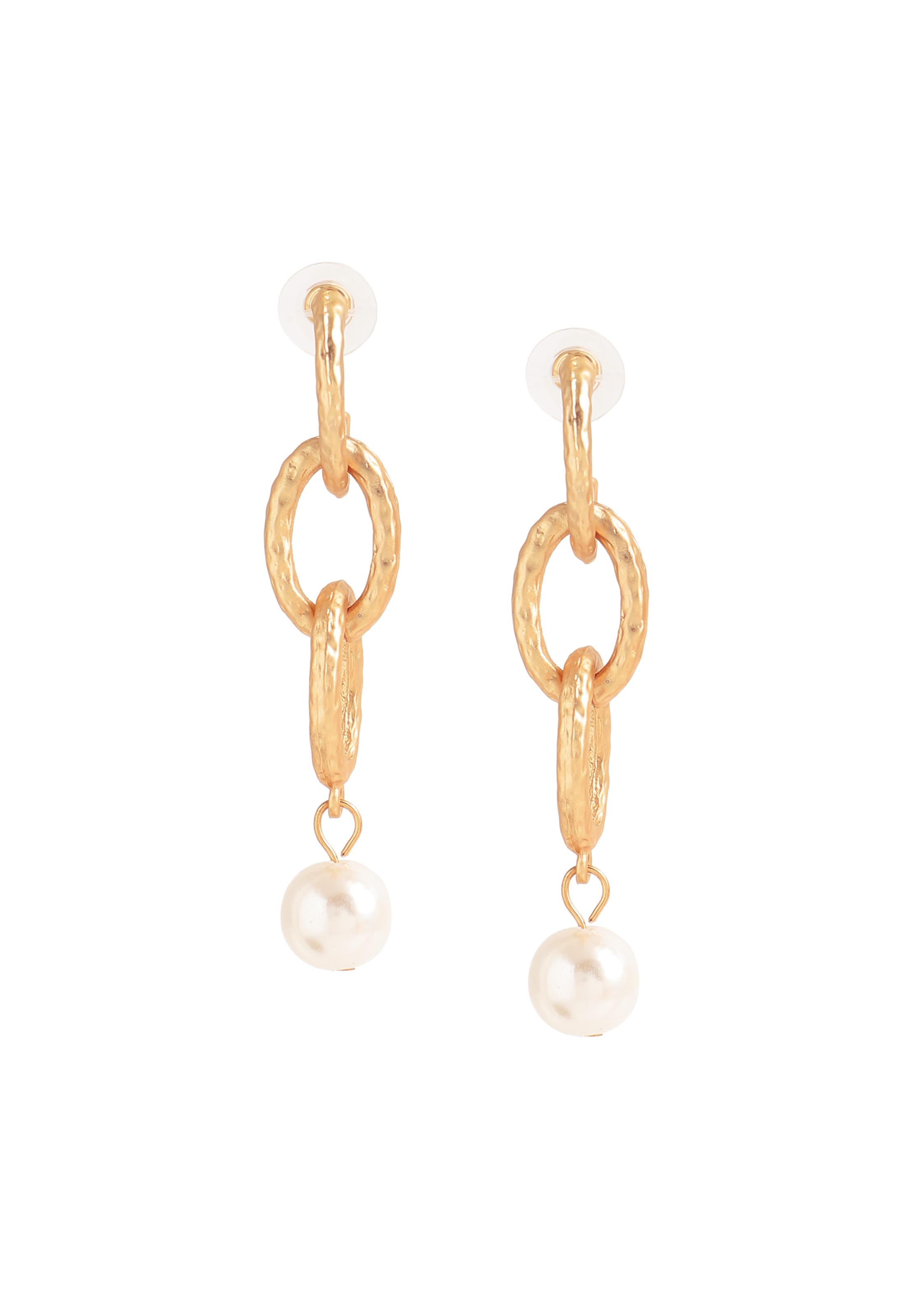 SOHI Σκουλαρίκια 'Karaugh' σε χρυσό: μπροστά