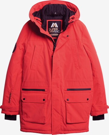 Superdry Winter Parka 'City' in Red: front