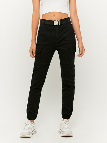 Tally Weijl Tapered Cargo Pants in Black