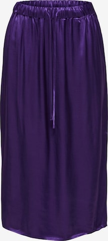 SELECTED FEMME Skirt in Purple: front