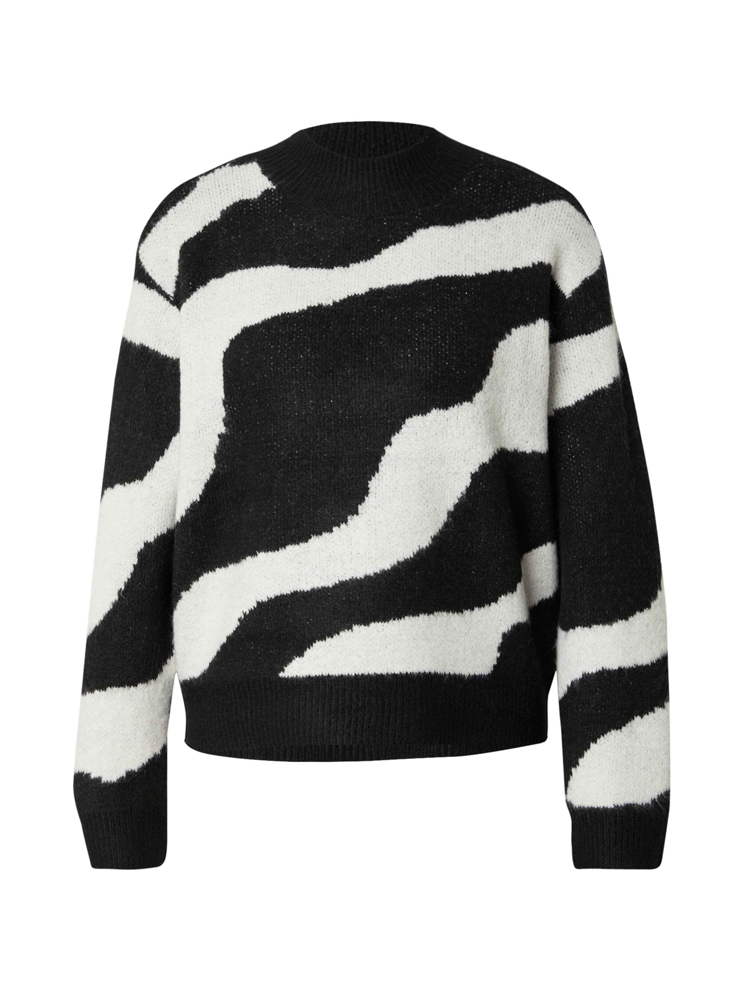 SAINT TROPEZ Sveter 'MallieSZ' - Čierna: predná strana