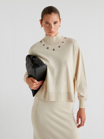 Scalpers Pullover in Beige: Vorderseite