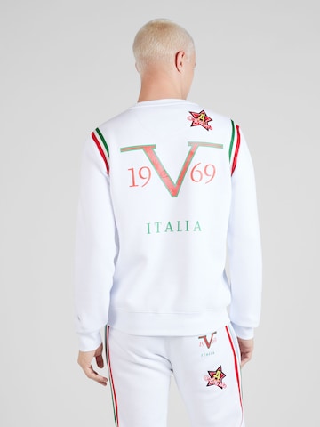 19V69 ITALIA Sweatshirt 'Bruno' i vit