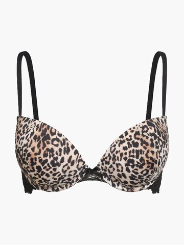 cfab (formerly creamy fabrics) Push-up Bra 'Push up BH mit Spitze' in Mixed colours: front
