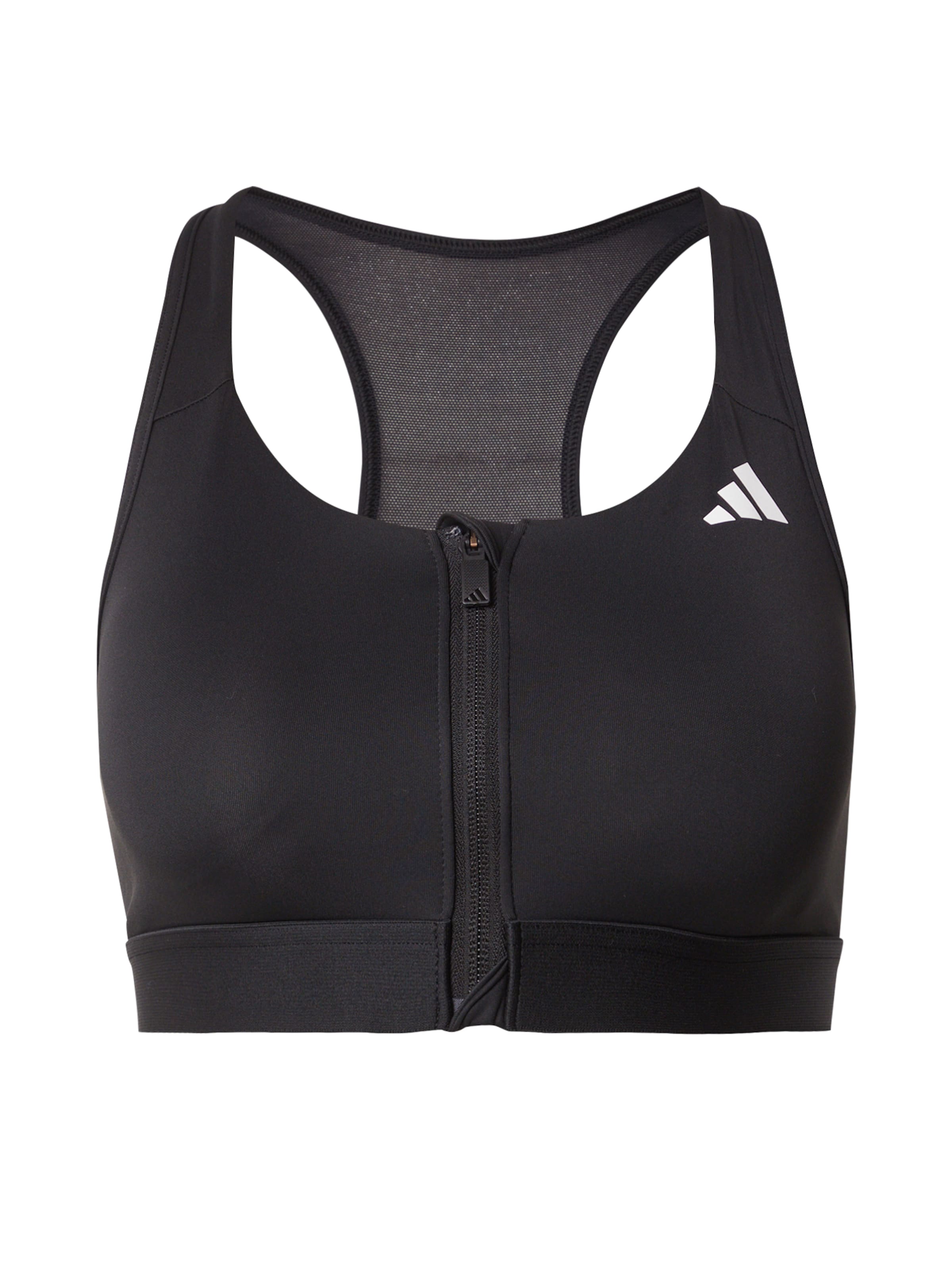 ADIDAS PERFORMANCE Μπουστάκι Αθλητικό σουτιέν 'PWRCT' σε μαύρο: μπροστά