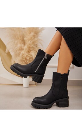 Ital-Design Stiefelette in Schwarz