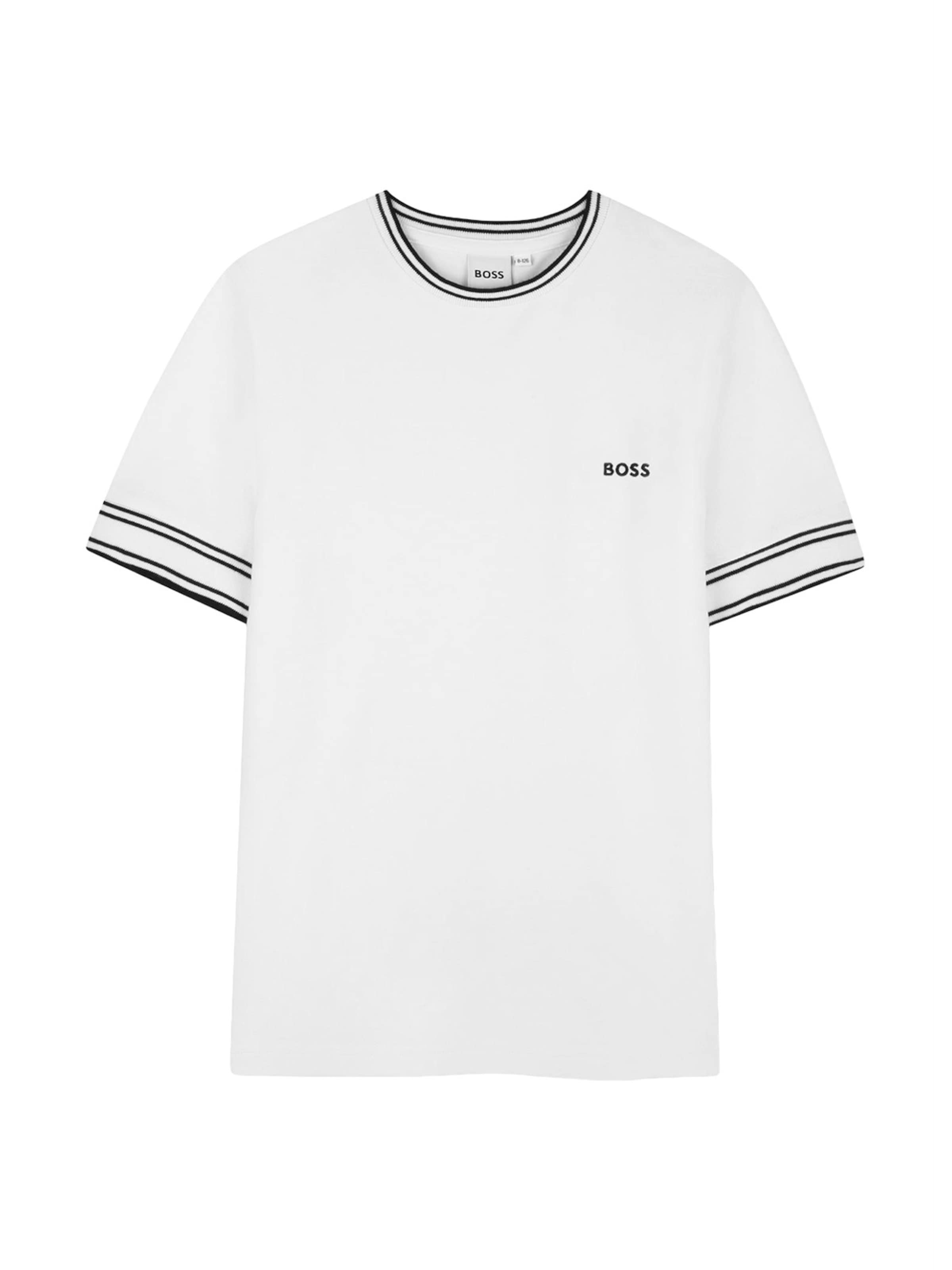 T-Shirt 'T-shirt bianca per bambino' BOSS en blanc : devant