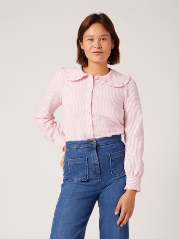 NAF NAF Blouse 'Manon' in Roze: voorkant