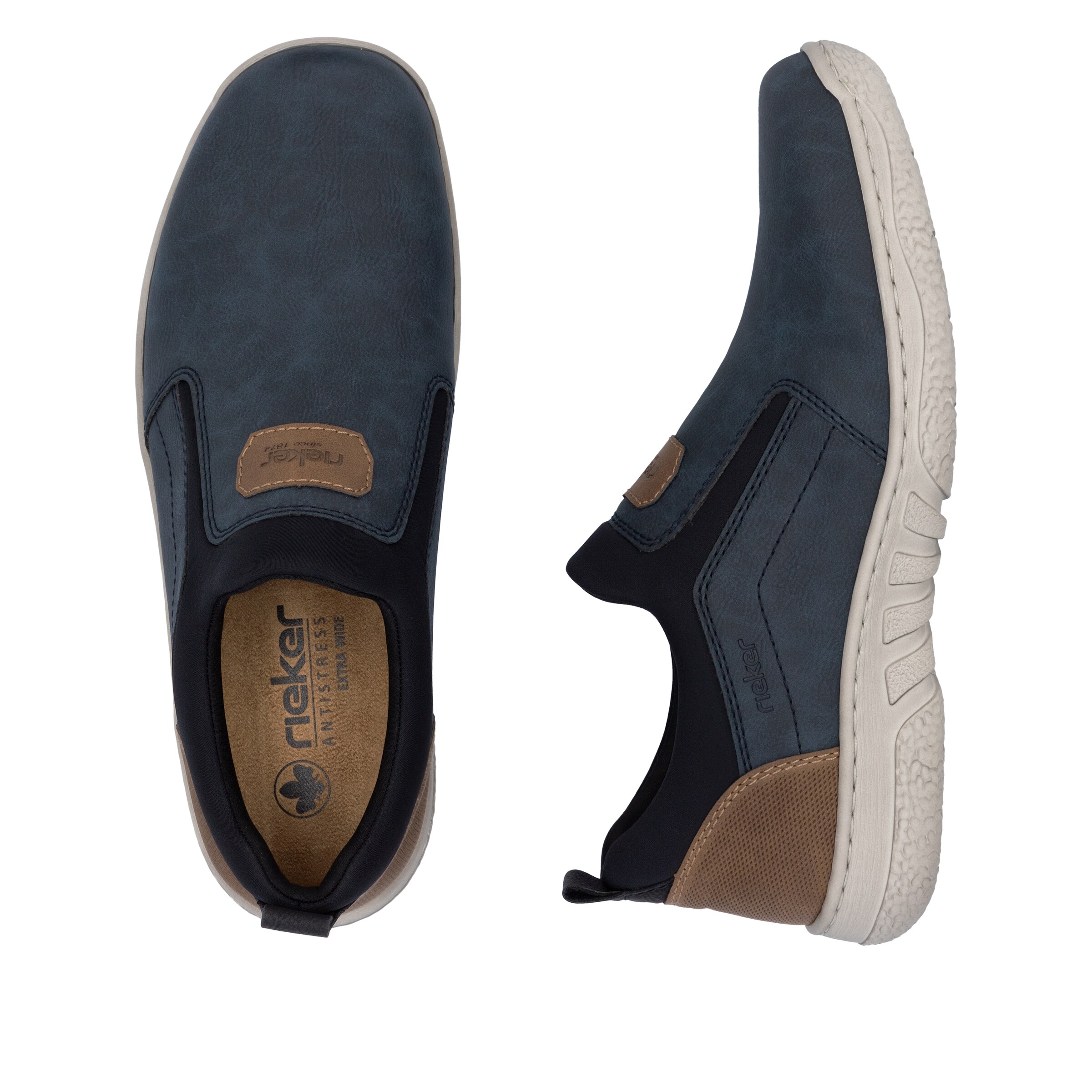 Rieker Slip On in Blau