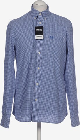 Fred Perry Button Up Shirt in L in Blue: front