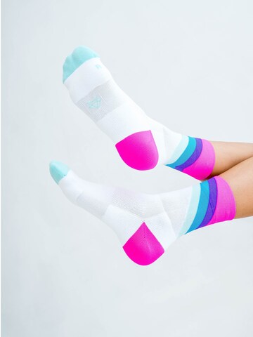 INCYLENCE Athletic Socks 'GRADES' in Pink