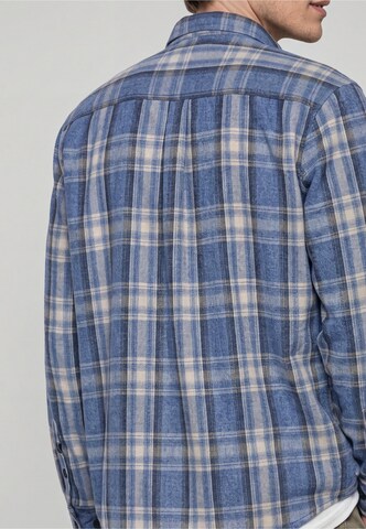 INDICODE JEANS Regular fit Button Up Shirt 'Stanlei' in Blue