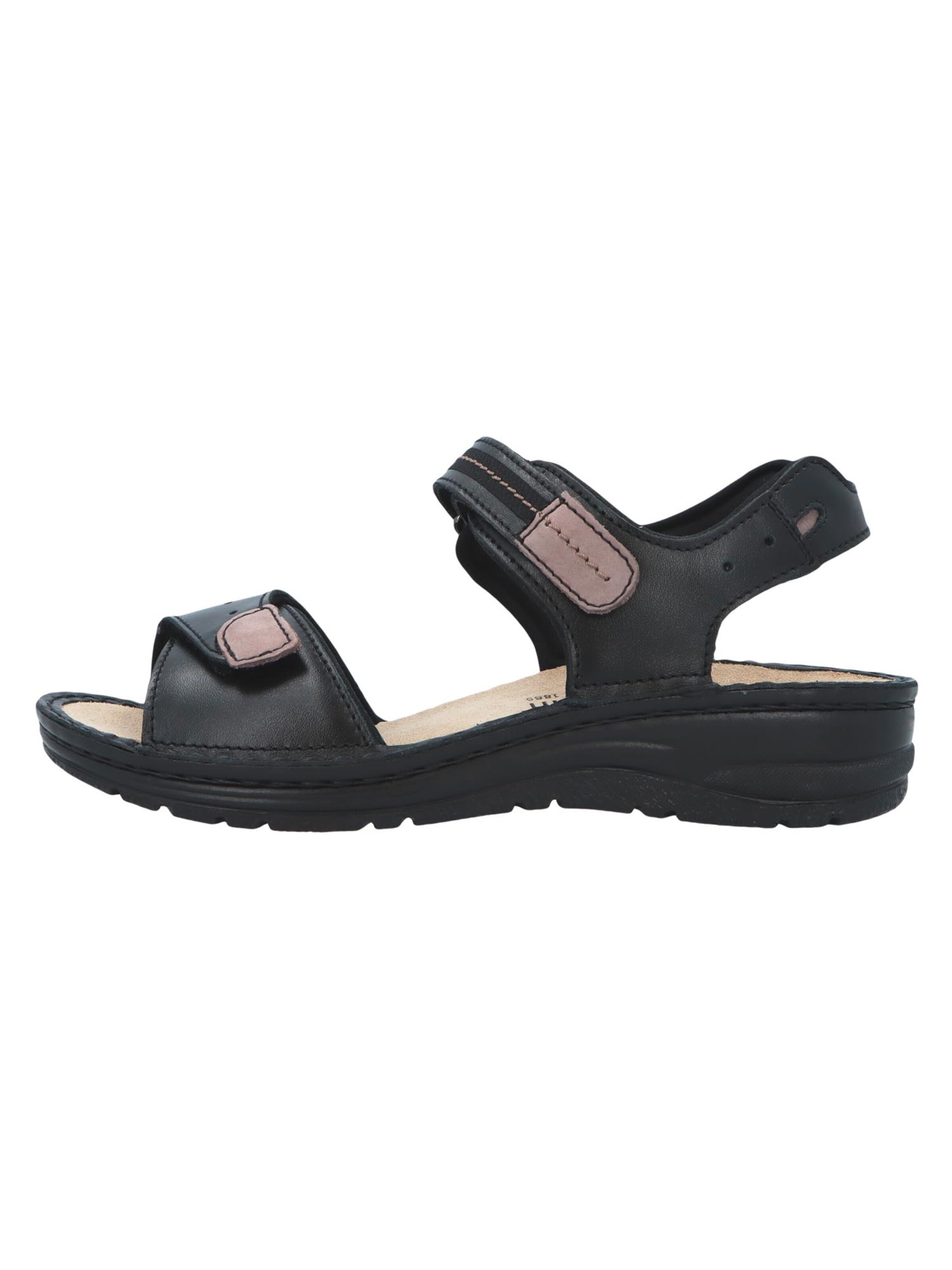 BERKEMANN Sandal 'Leni' in Black: front
