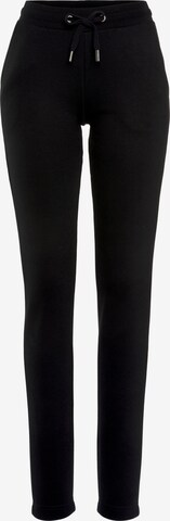 VIVANCE Slim fit Pants in Black: front