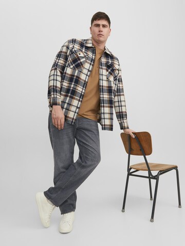 Jack & Jones Plus Zúžený Džíny 'JJIMike JJOriginal' – černá
