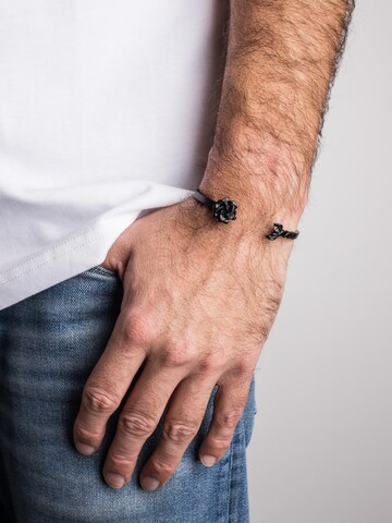 Akitsune Armband 'Rosa' in Schwarz