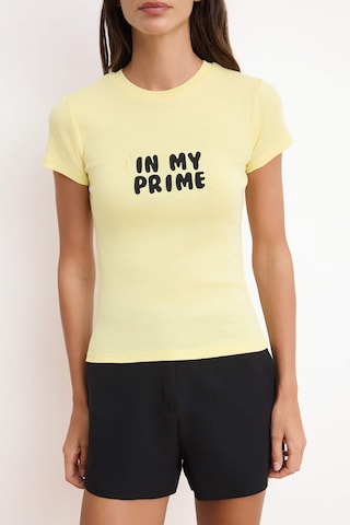 Trendyol - Camiseta en amarillo