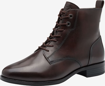 Bottines à lacets Tamaris en marron : devant