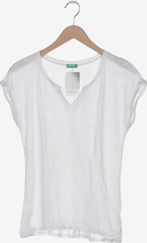 UNITED COLORS OF BENETTON Top & Shirt in XS in White: front