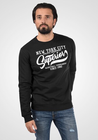 Sweat-shirt 'Galilero' INDICODE JEANS en noir : devant