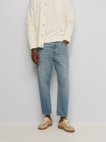 Salsa Jeans Slimfit Chino in Blauw: voorkant