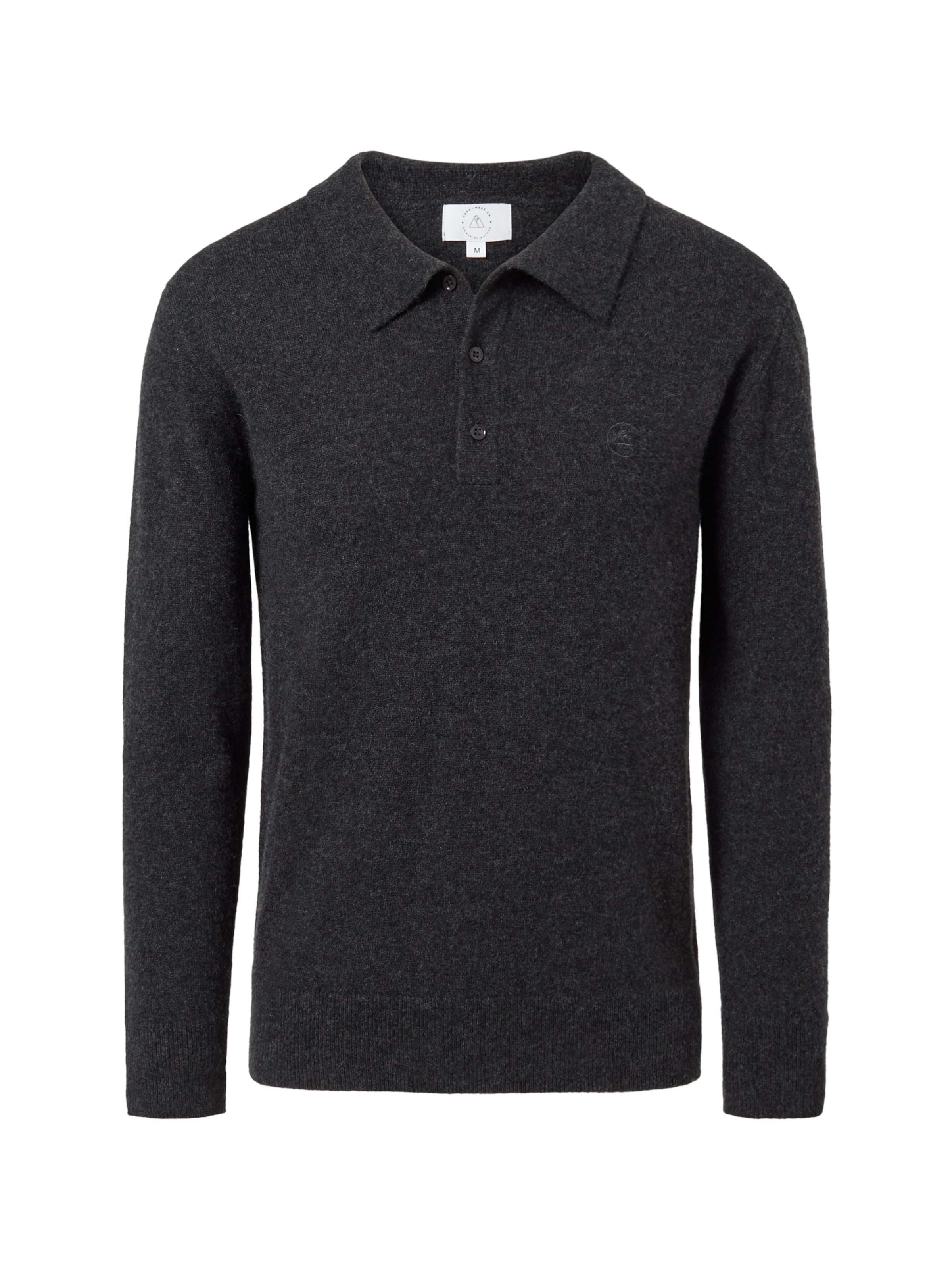 CASH-MERE.CH Shirt in Grey: front