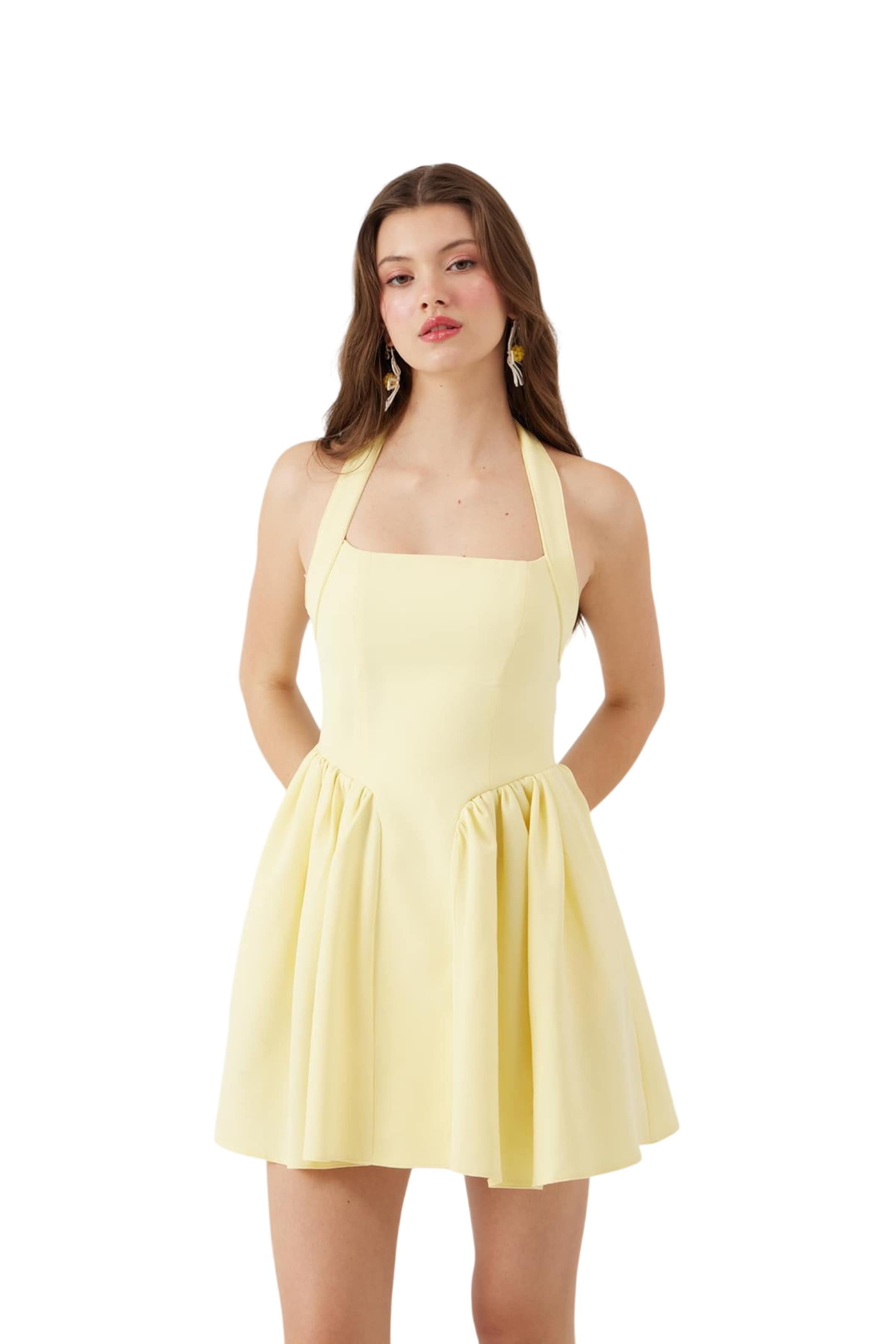 HOLLY LOLLY Kleid in Gelb: Vorderseite