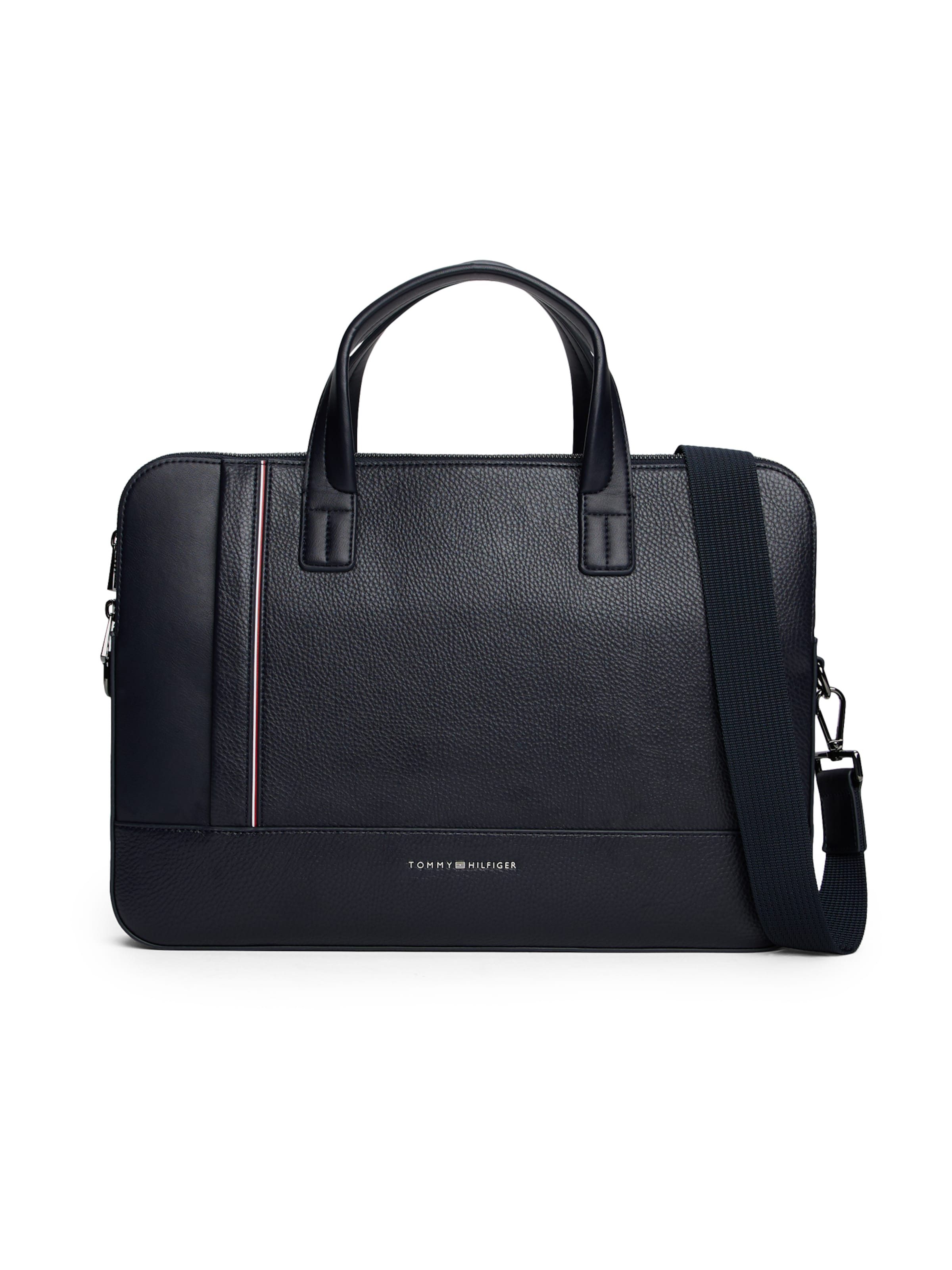 TOMMY HILFIGER Taška na notebook – modrá: přední strana