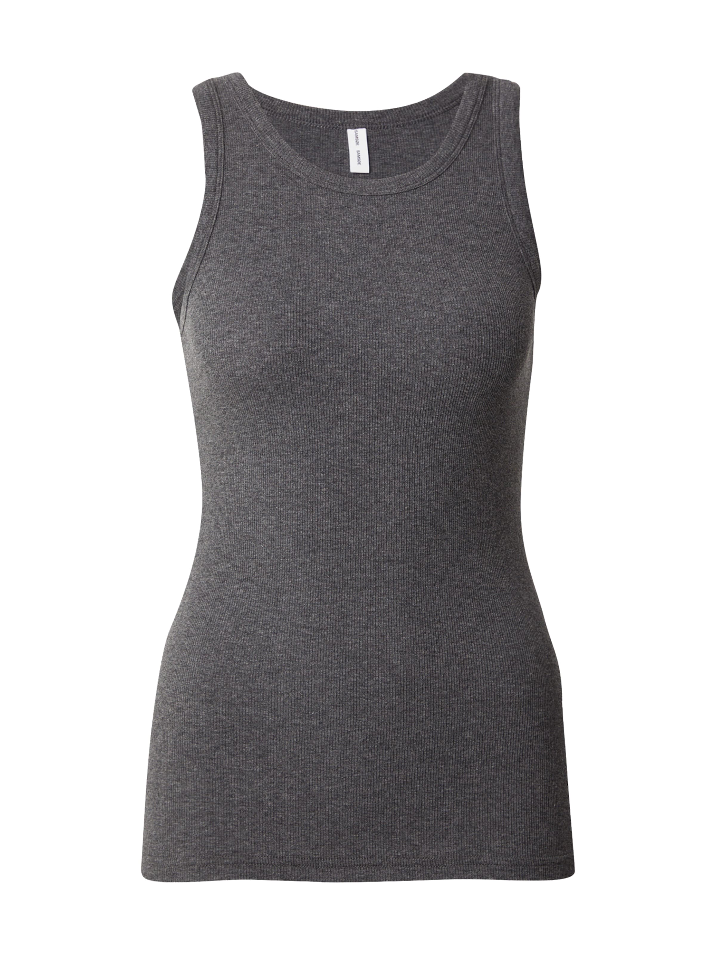 Samsøe SamsøeTop 'Alexo' - siva boja: prednji dio