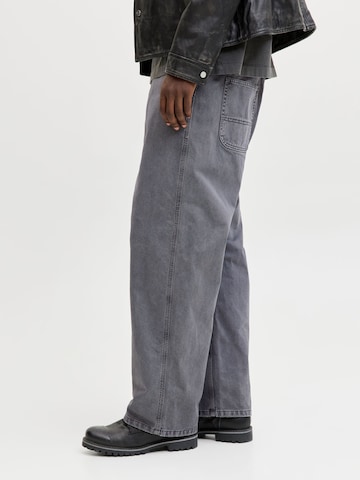 JACK & JONES Wide Leg Bukser i grå