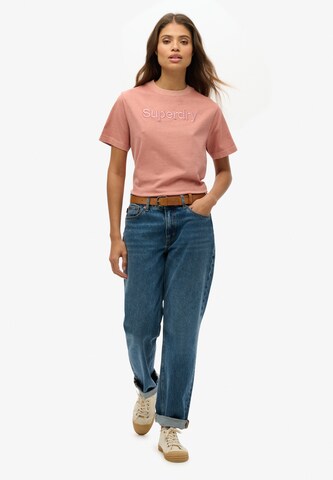 T-shirt Superdry en rose