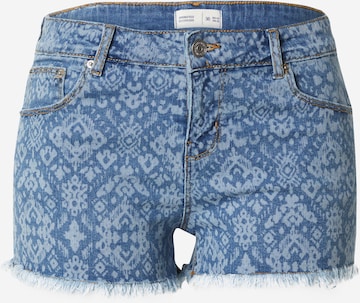 Springfield Regular Jeans 'IKAT' in Blauw: voorkant