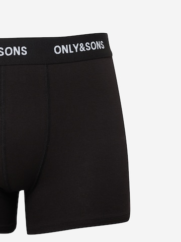 Only & Sons Boxer shorts 'Fitz' in Black