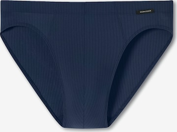 SCHIESSER Slip ' Supermini - Pure Micro ' in Blau: Vorderseite