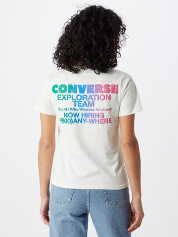 CONVERSE T-Shirt 'Exploration Team' in Weiß