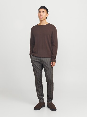 JACK & JONES Slimfit Chinosy 'JPSTMarco JJCooper' w kolorze brązowy